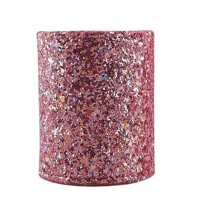 Pink Super Glitter Makeup Brush Holder
